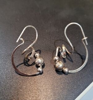 Elegant Silver Hoop Earrings